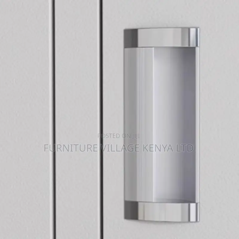 Half-Glass Cabinet; Modern Steel Office Storage Unit