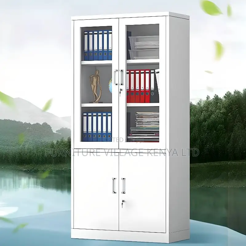 Storage Solutions; Steel Filing Cabinet Console With Drawers