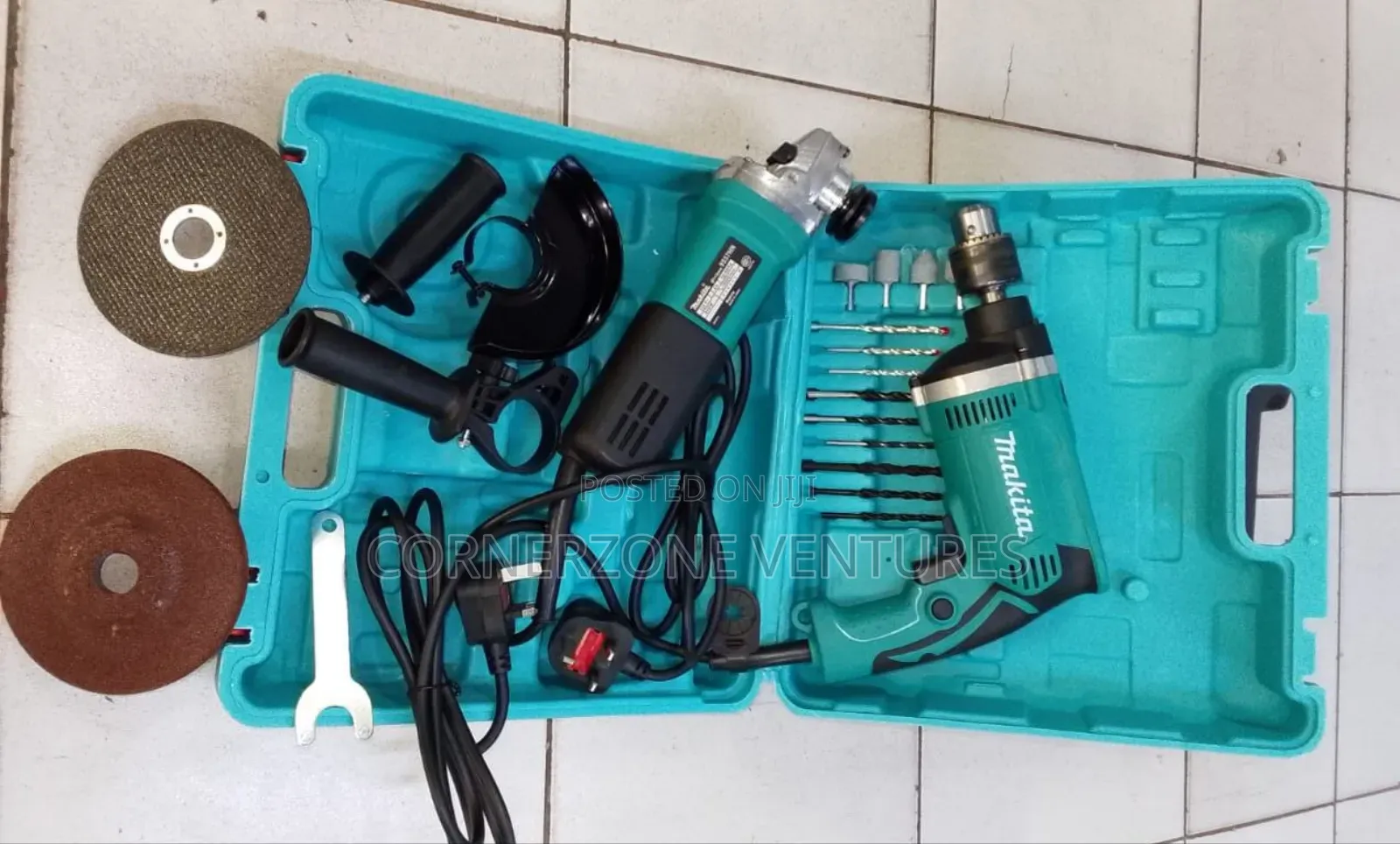 Makita Combo, Impact Drill and Grinder