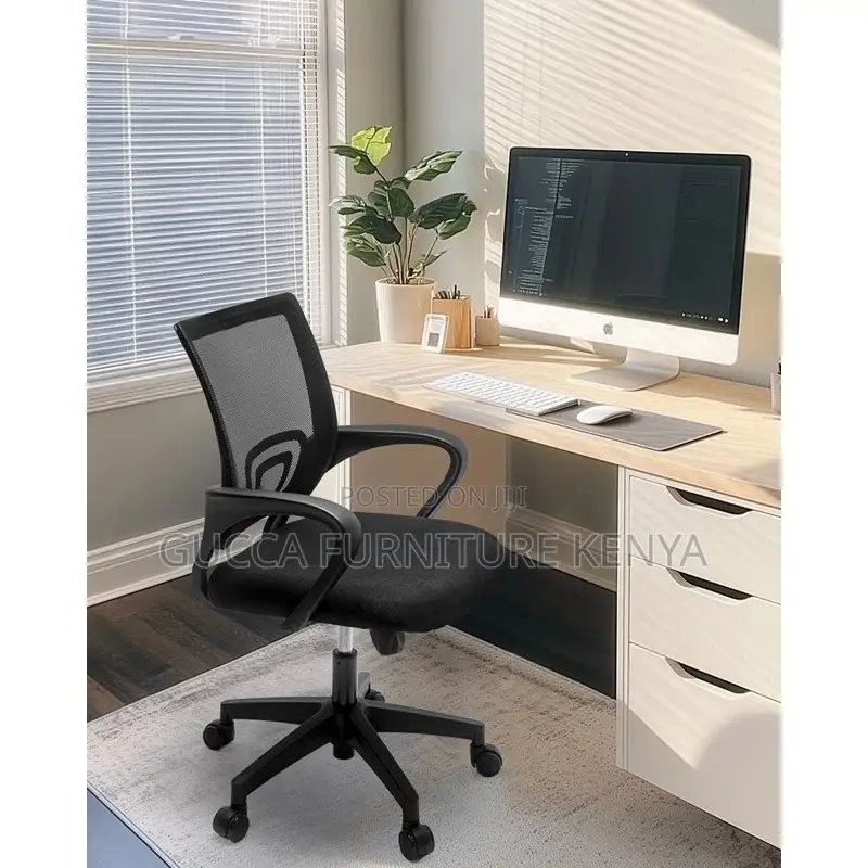 Office Chairs: Mesh Commercial Swivel Office Study Chair