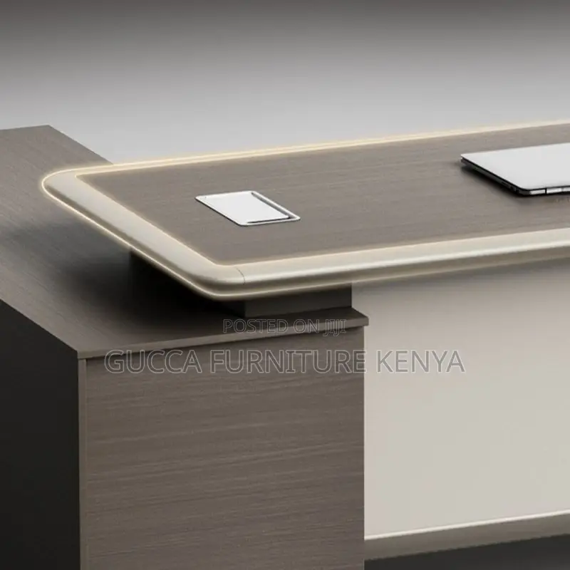 Office Tables:160cm Trendy Secure L-Fashion Computer Desk