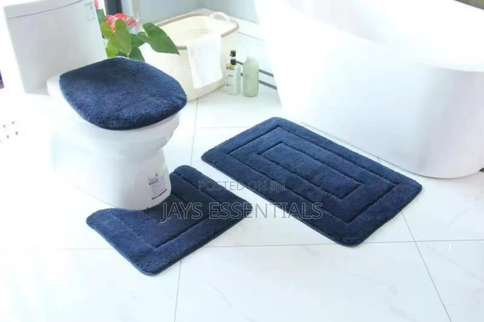 3pc Antislip Toilet Mats Set