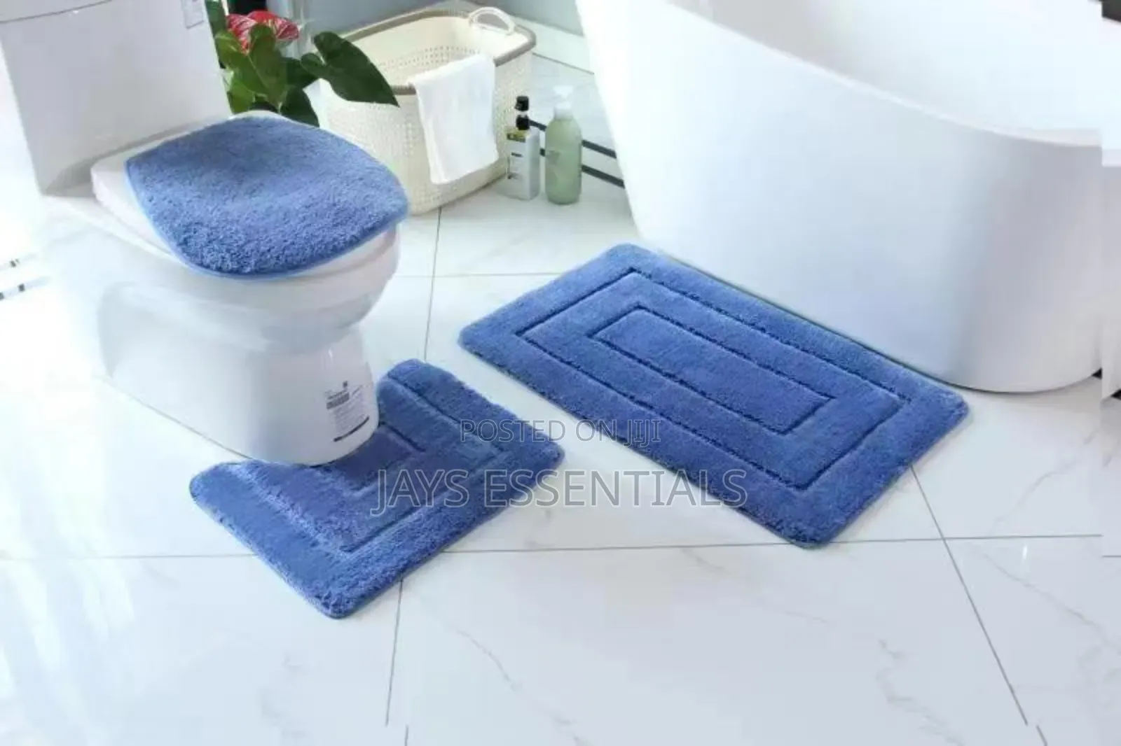 3pc Antislip Toilet Mats Set