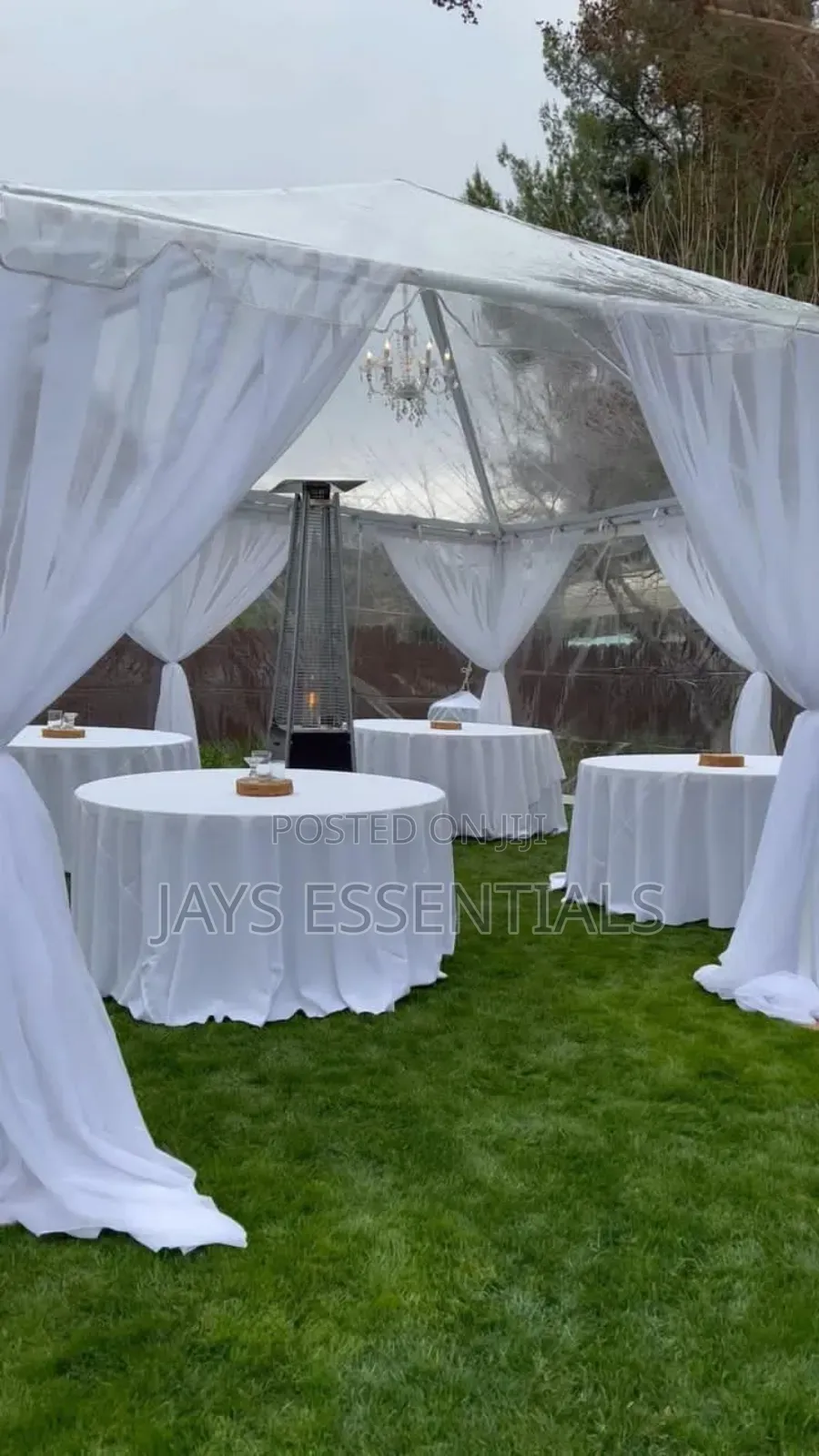 White Jacquard Table Cloth