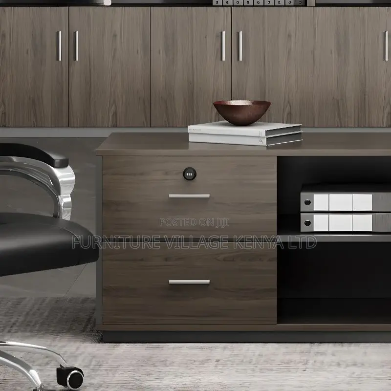 1600mm Executive Office Table + Side Drawers