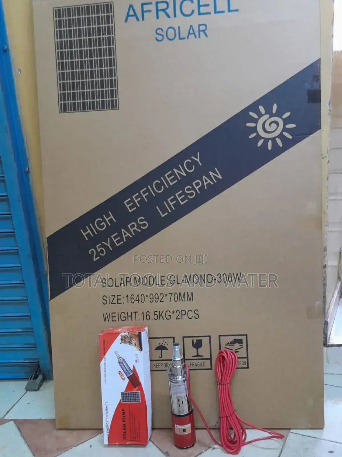 Italy Solar Water Pump 250 Watts 24 v and Solar Panel 300 Wats