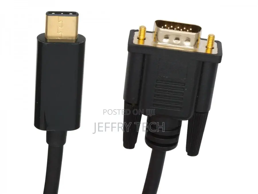 1.8m USB Type-C to VGA Cable (1080p/60hz)