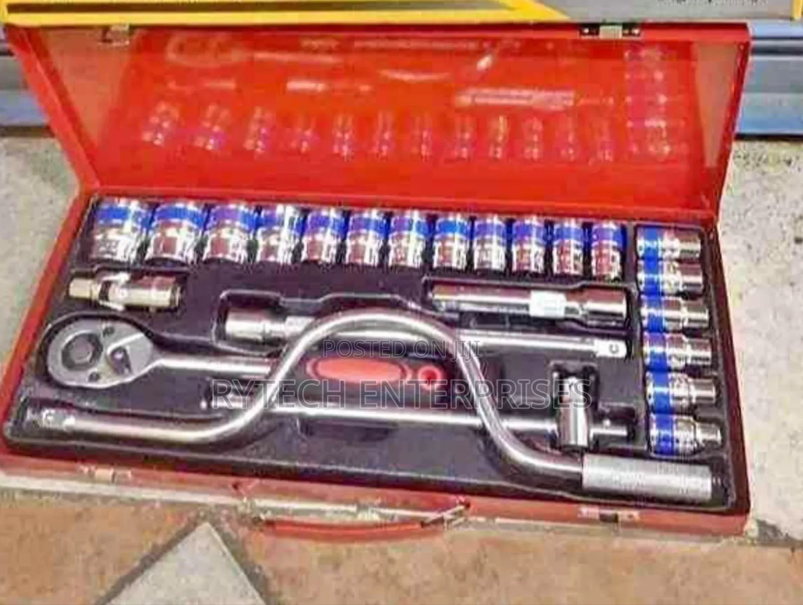 1/2" DR Socket Set/Chrome Vanadium 24pcs