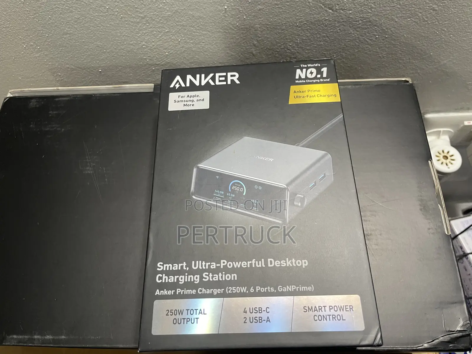 Anker Prime Charger, 250w Gan Prime Usb C Charging Station,