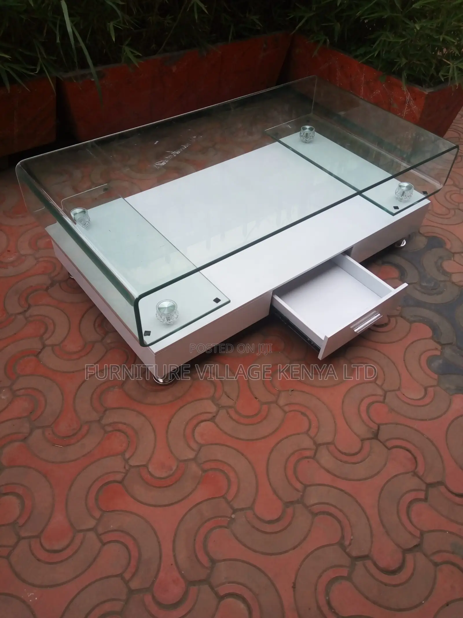 Home Tables; Tempered Glass Top Coffee Table