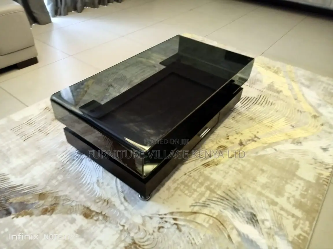 Tempered Glass Coffee Table; Living Room Furniture Sets