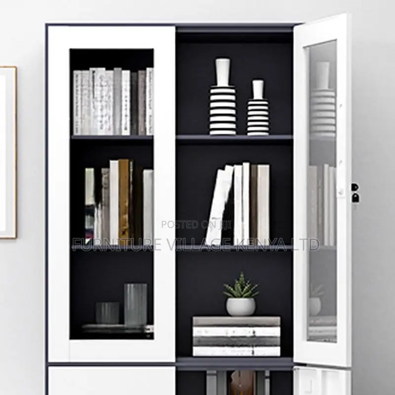 Office Storage Unit With Storage, Key Locking Mechanism