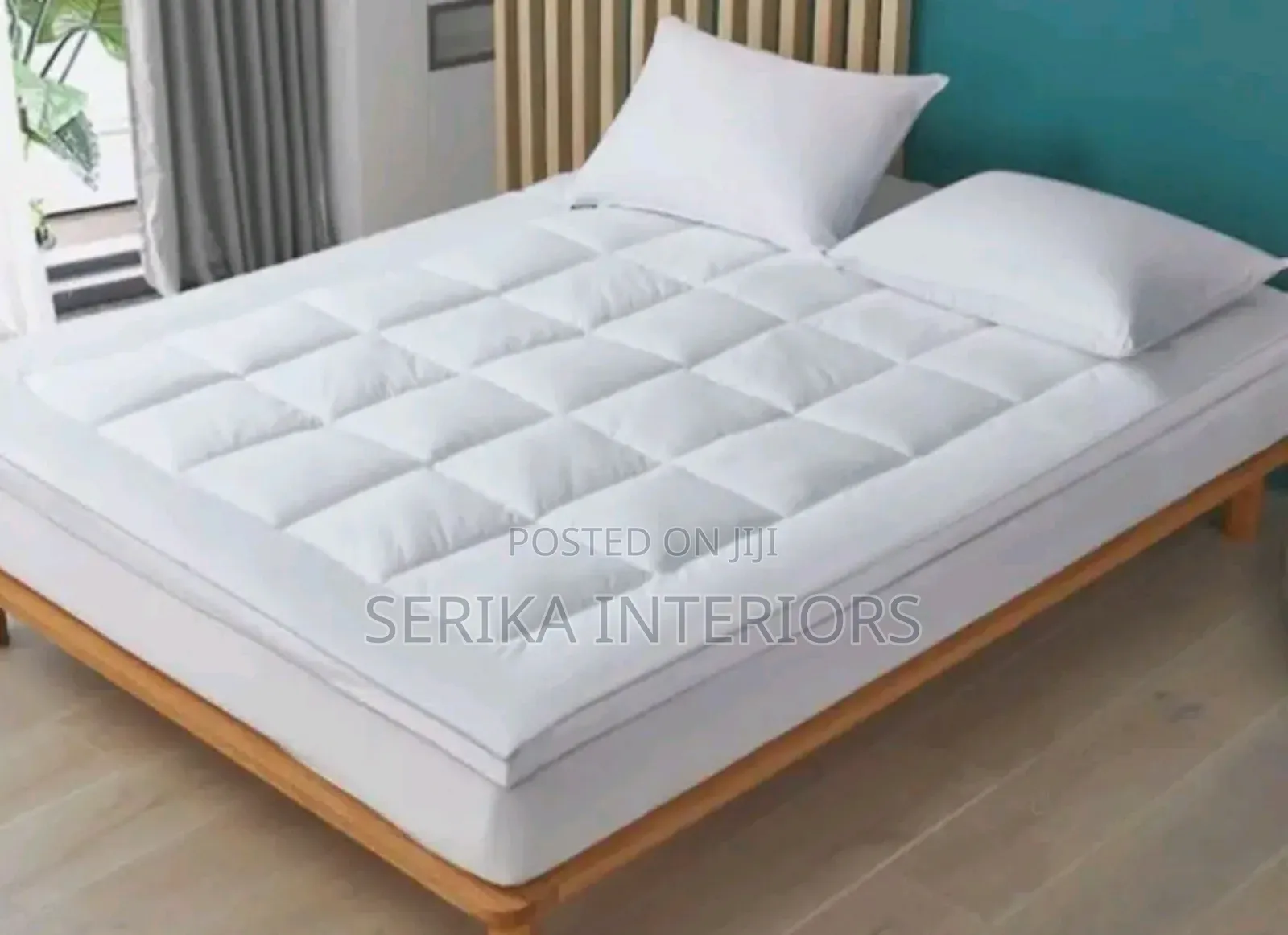 White Elastic Mattress Protector Mattress Protector