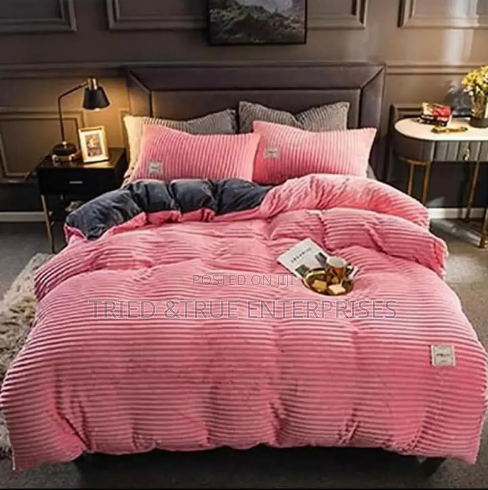 Size 6*7 Velvet Duvet Set 1duvet 1bedsheet 2pillowcases