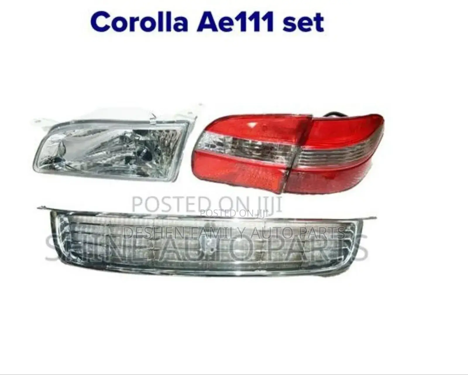 Toyota Corolla 110/111 Headlight, Backlight, Grill
