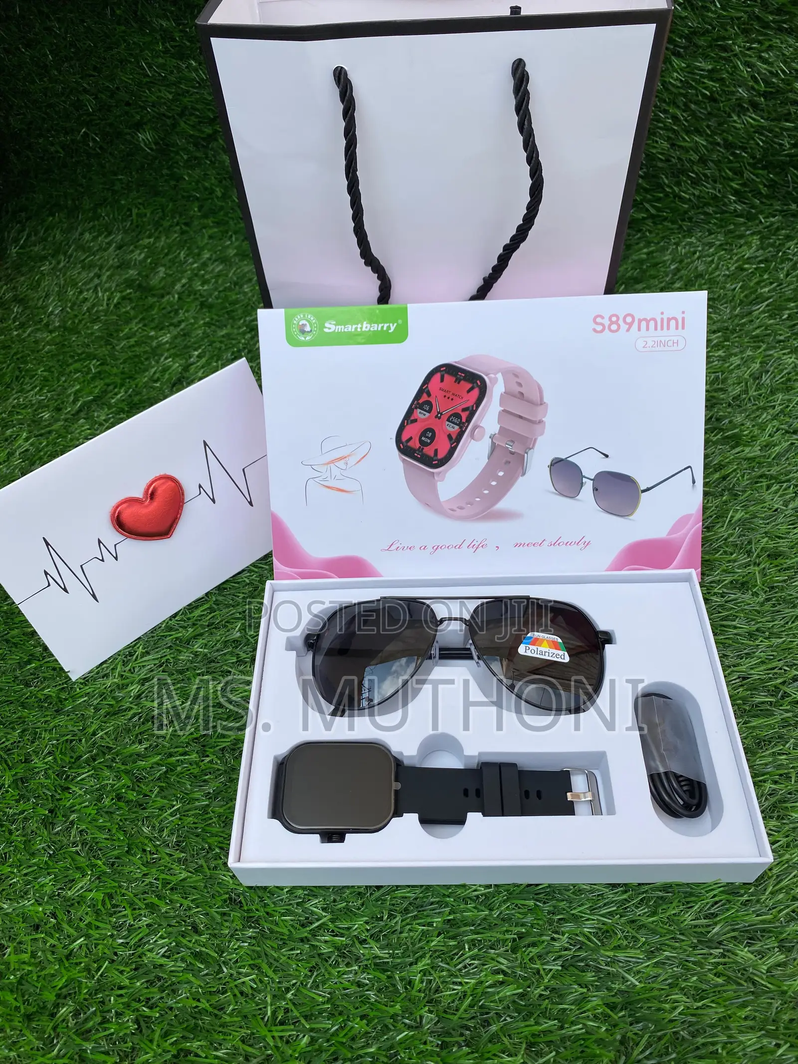 VALENTINES LADIES GIFTSET ( Smart Watch /Sunglasses Set)