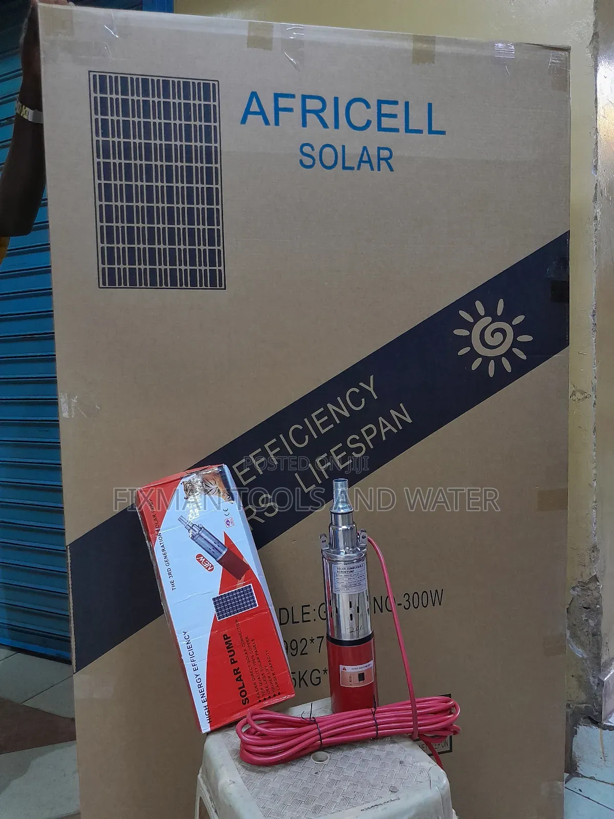 Top Rift Solar Water Pump 50m Head and Panel 300 Watts