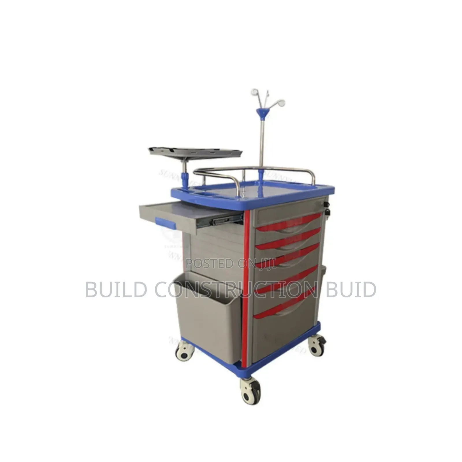 Medical Patient Emergency Trolley Set