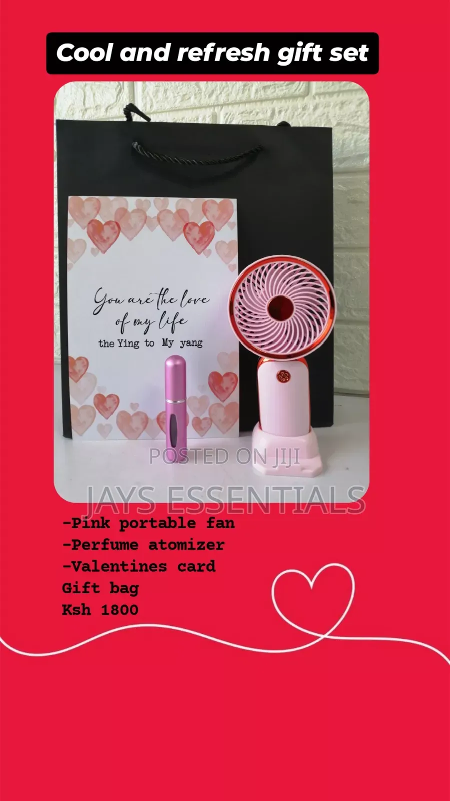 Cool and Refresh Valentines Gift Set