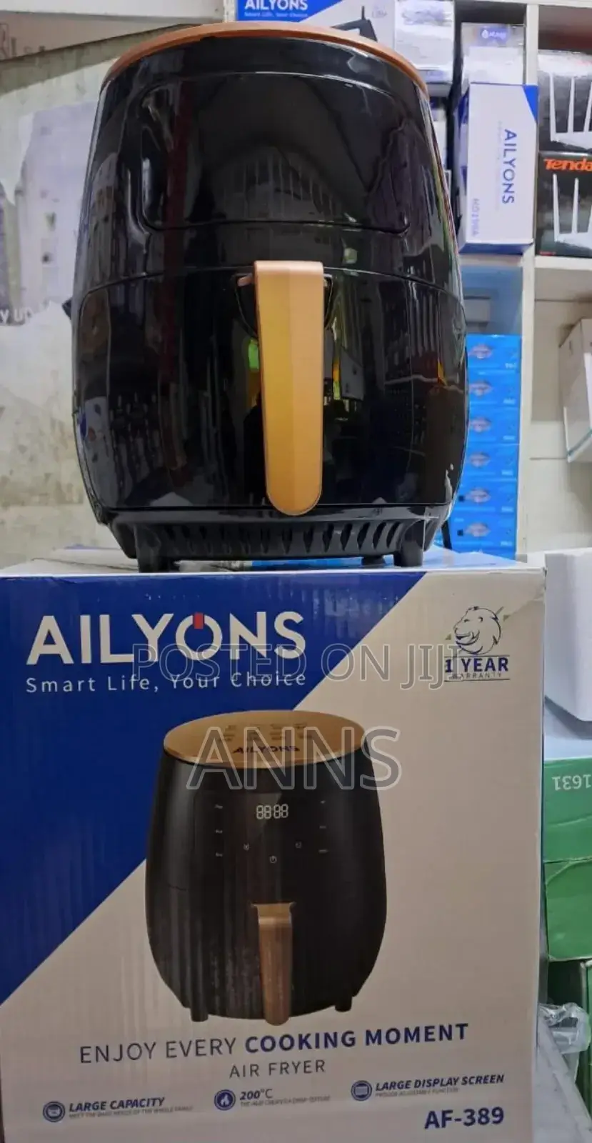 Ailyons 6L Black Home Best Air Fryer