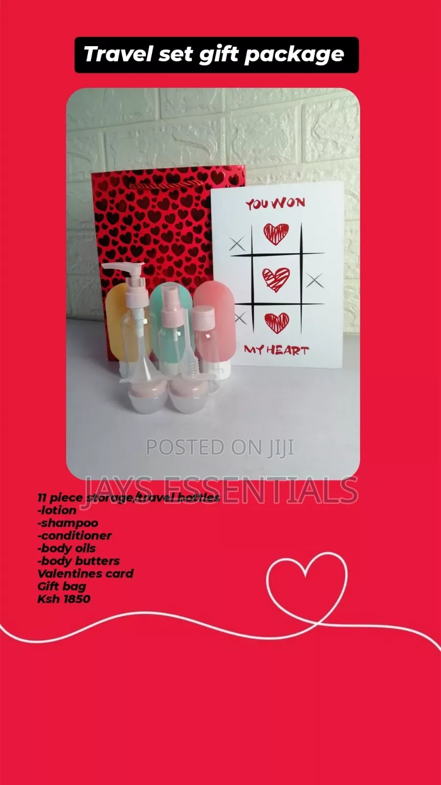 Travel Essential Valentines Gift Package
