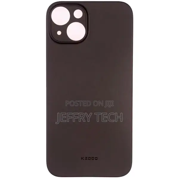 KZDOO Air Skin Case for iPhone 14 Brown Stylish Hard Case