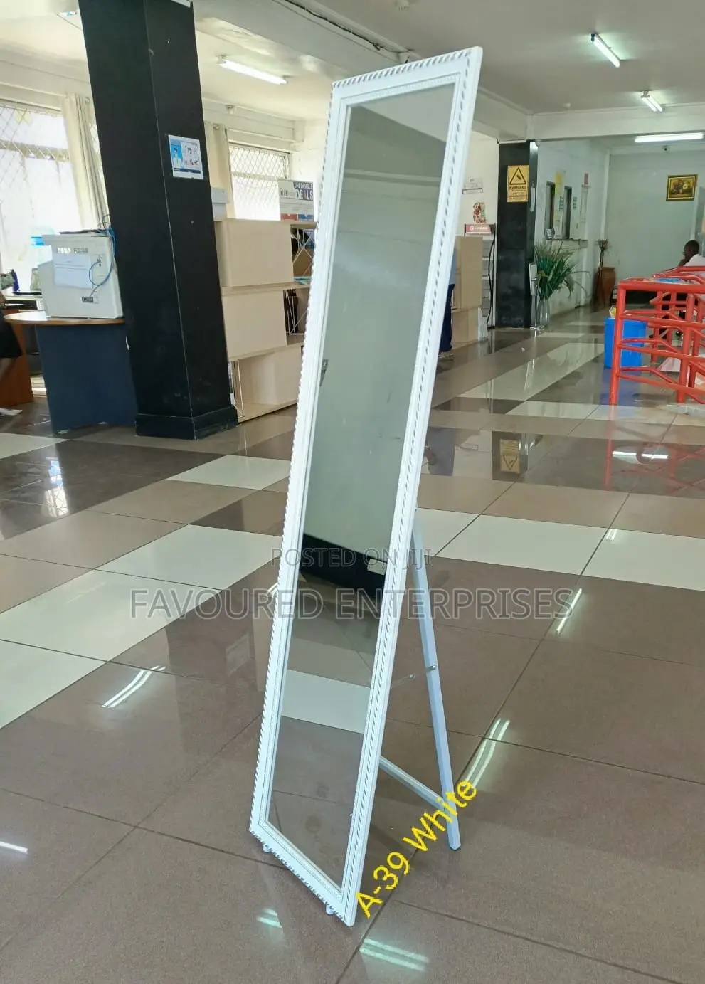 Dressing Mirror White