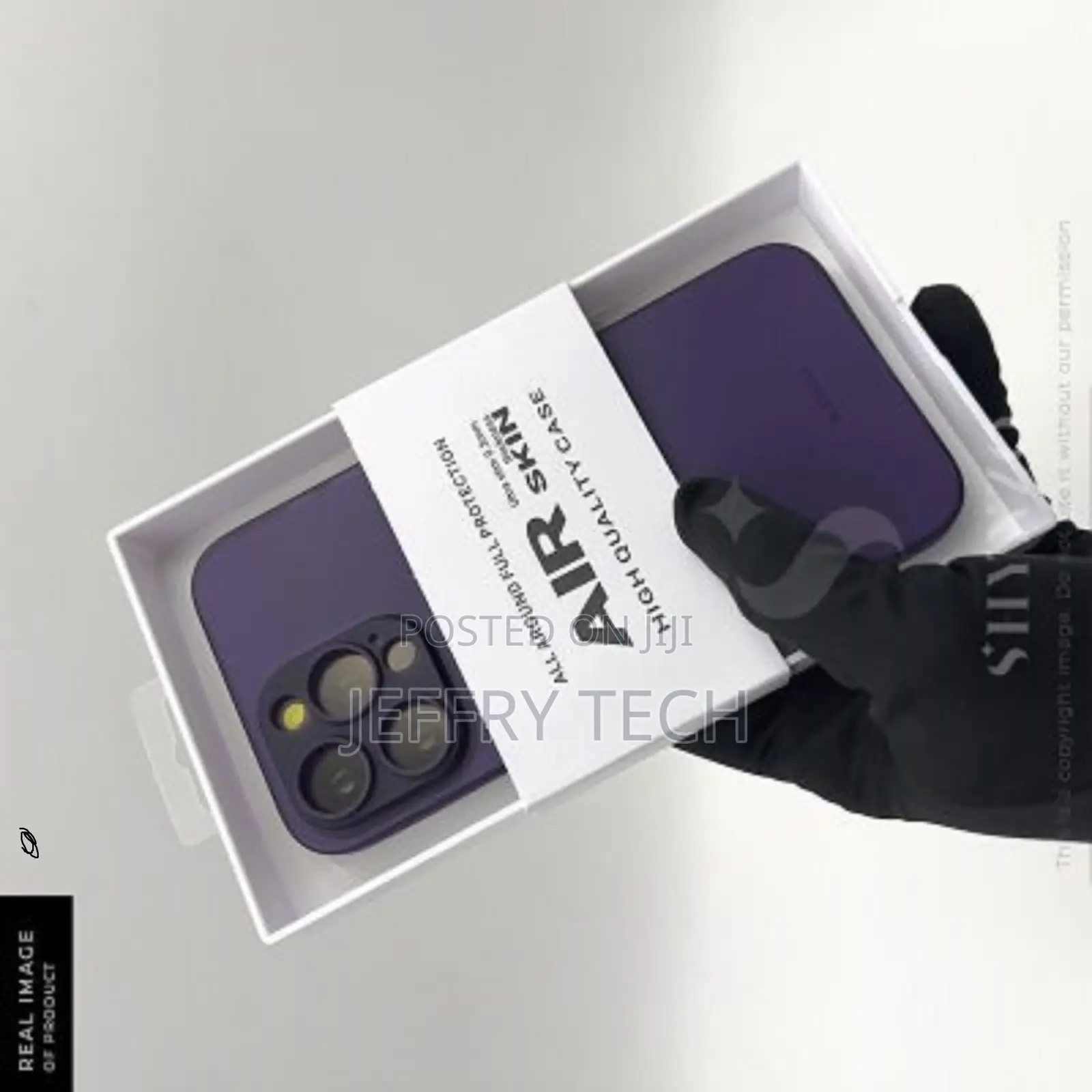 KDOO Airskin Slimmest Case for iPhone 14 Pro Purple Stylish