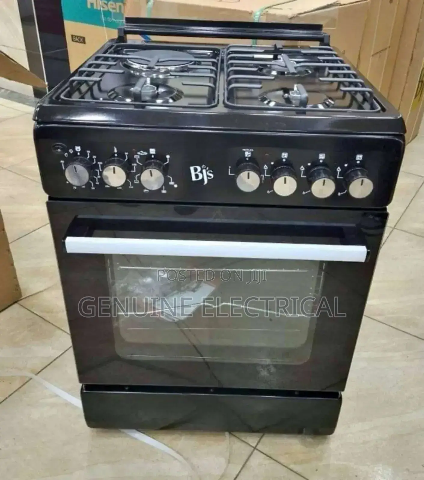 BJS 60x60 3-Gas+1e With Electric Turbo-Fan Oven_