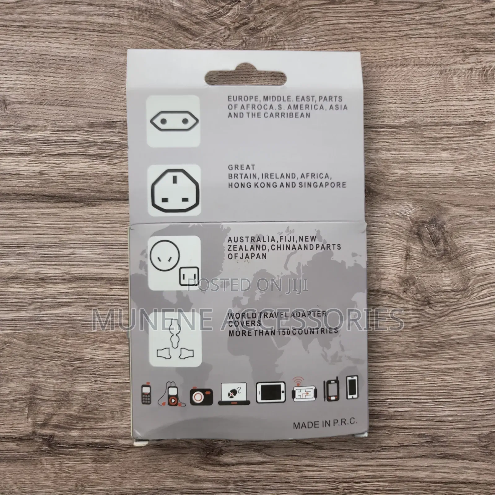 International Travel Adapter for All Countries UK Eu US Jp