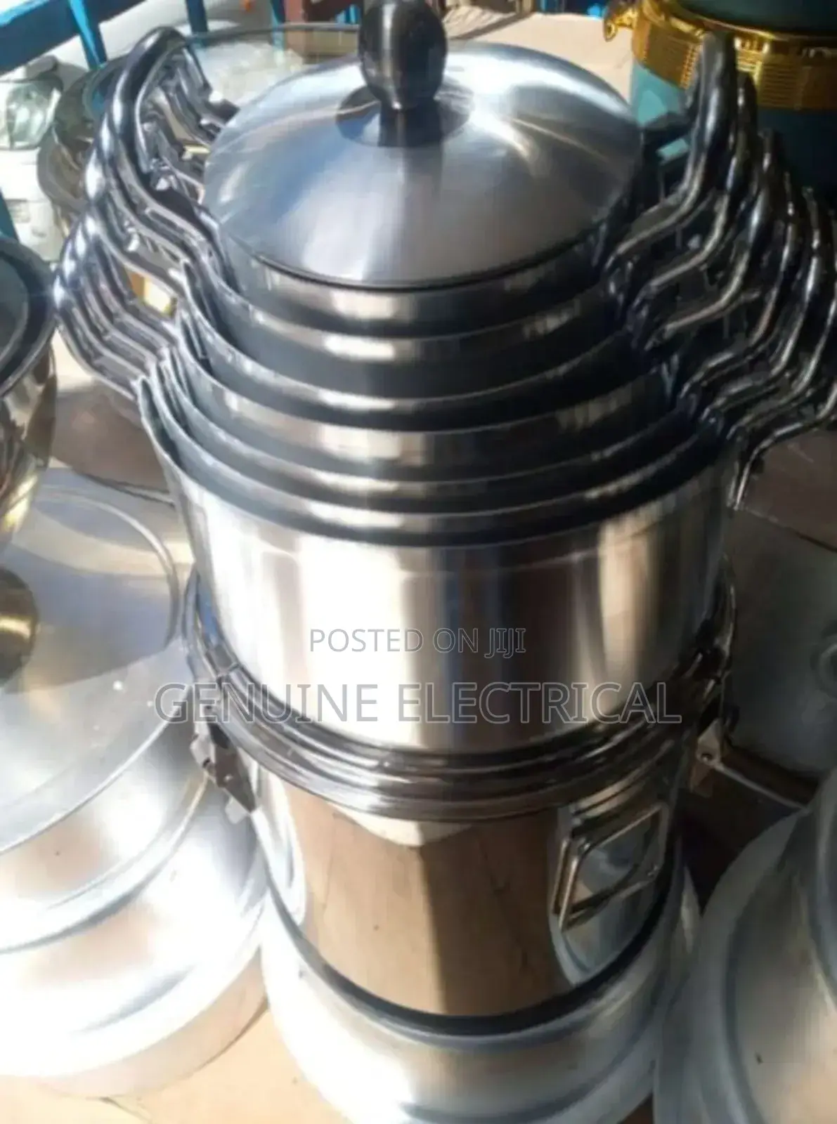 Sufuria or Stainless Aluminium Cookware Sufuria 14 Pieces