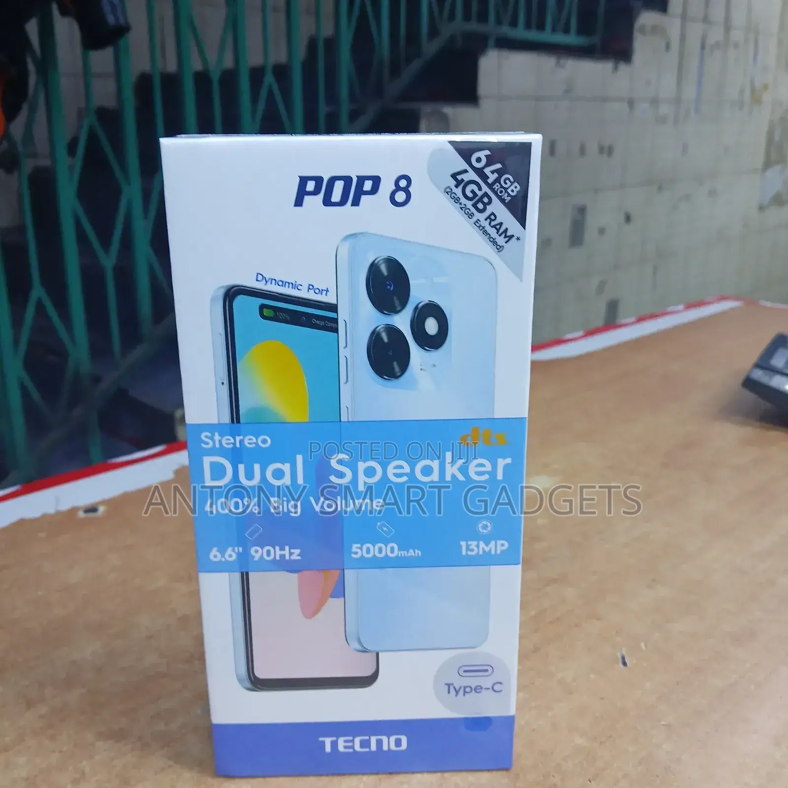 New Tecno Pop 8 64 GB Black