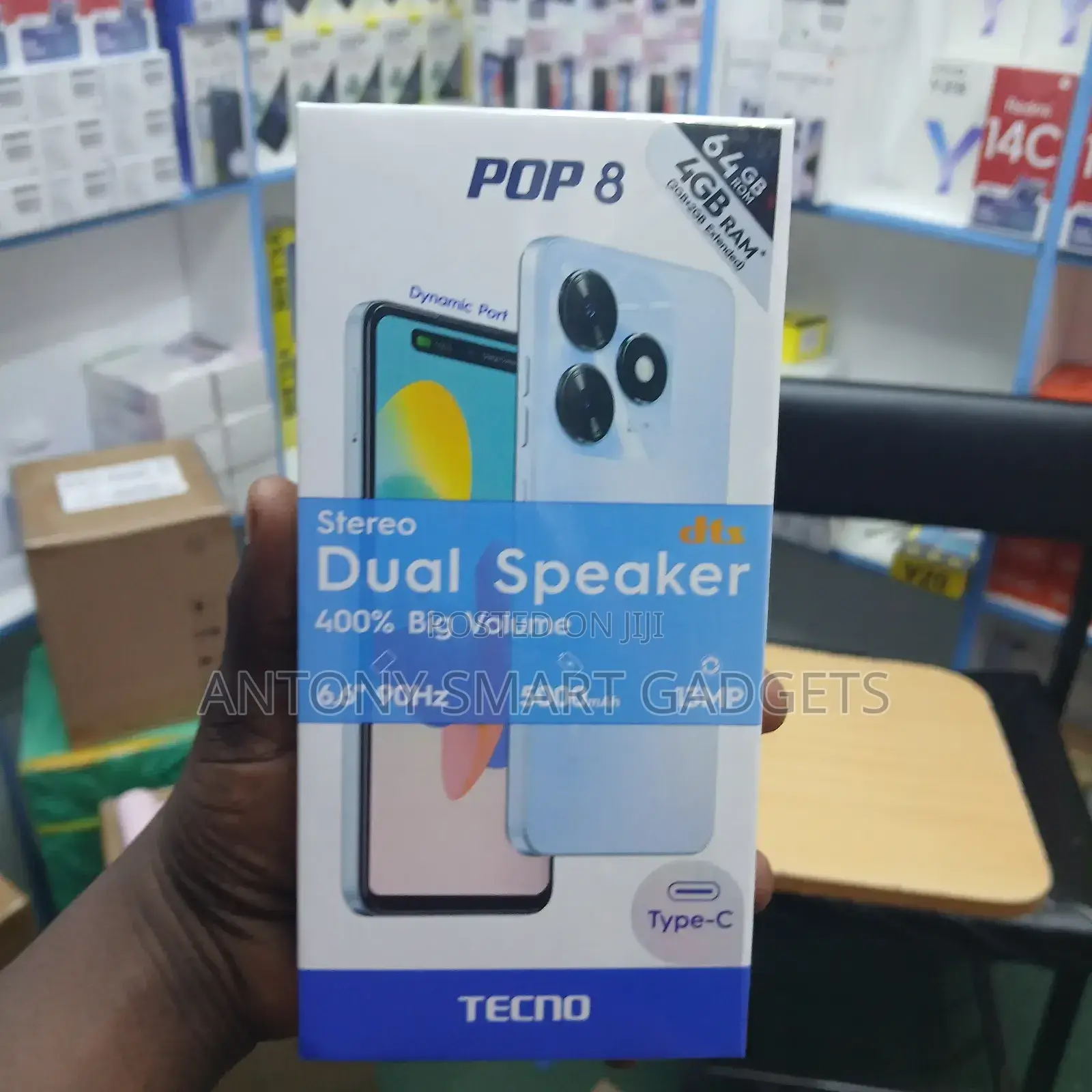 New Tecno Pop 8 64 GB Black