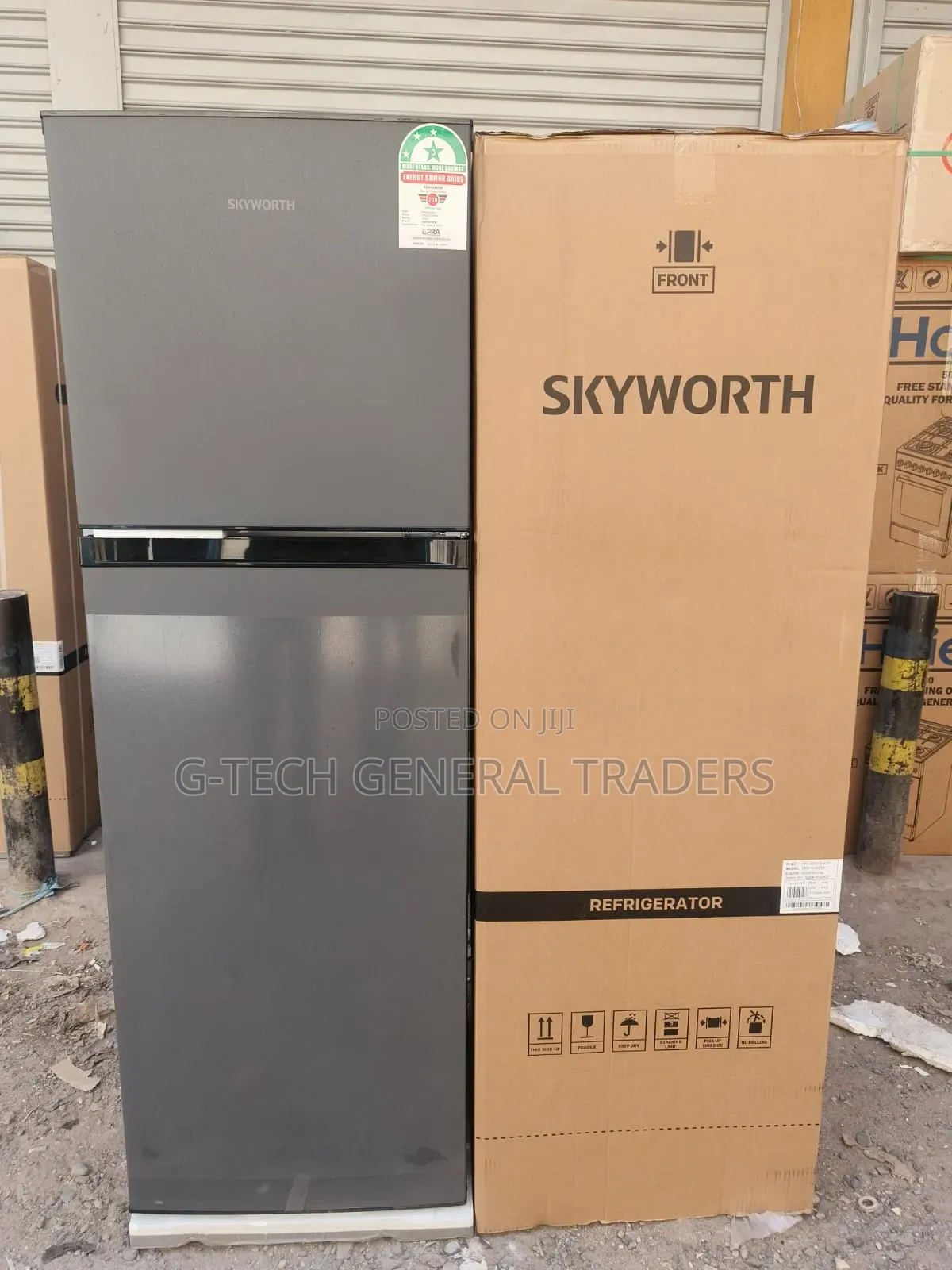 Skyworth 280l Non-Frost Double Door Energy Refrigerator