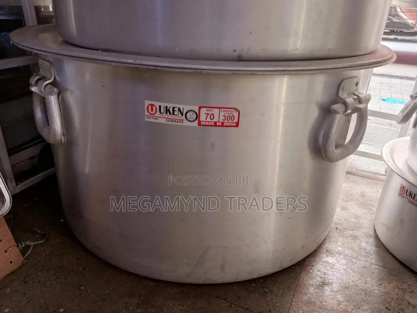 300 LTR Aluminium Sufuria Heavy Gauge/Commercial Sufuria