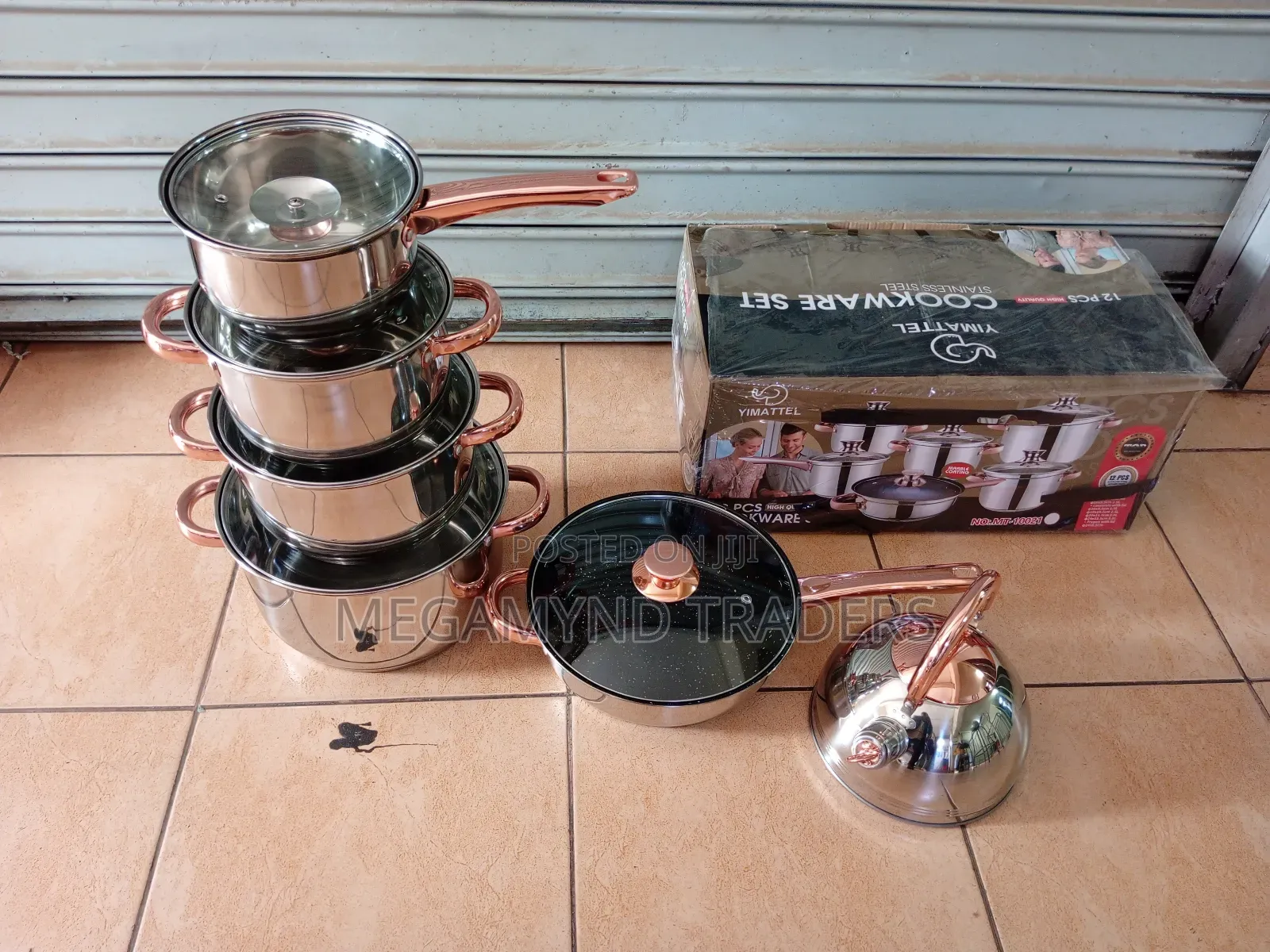 Stainless Steel Cookware Set/12pc Induction Sufuria