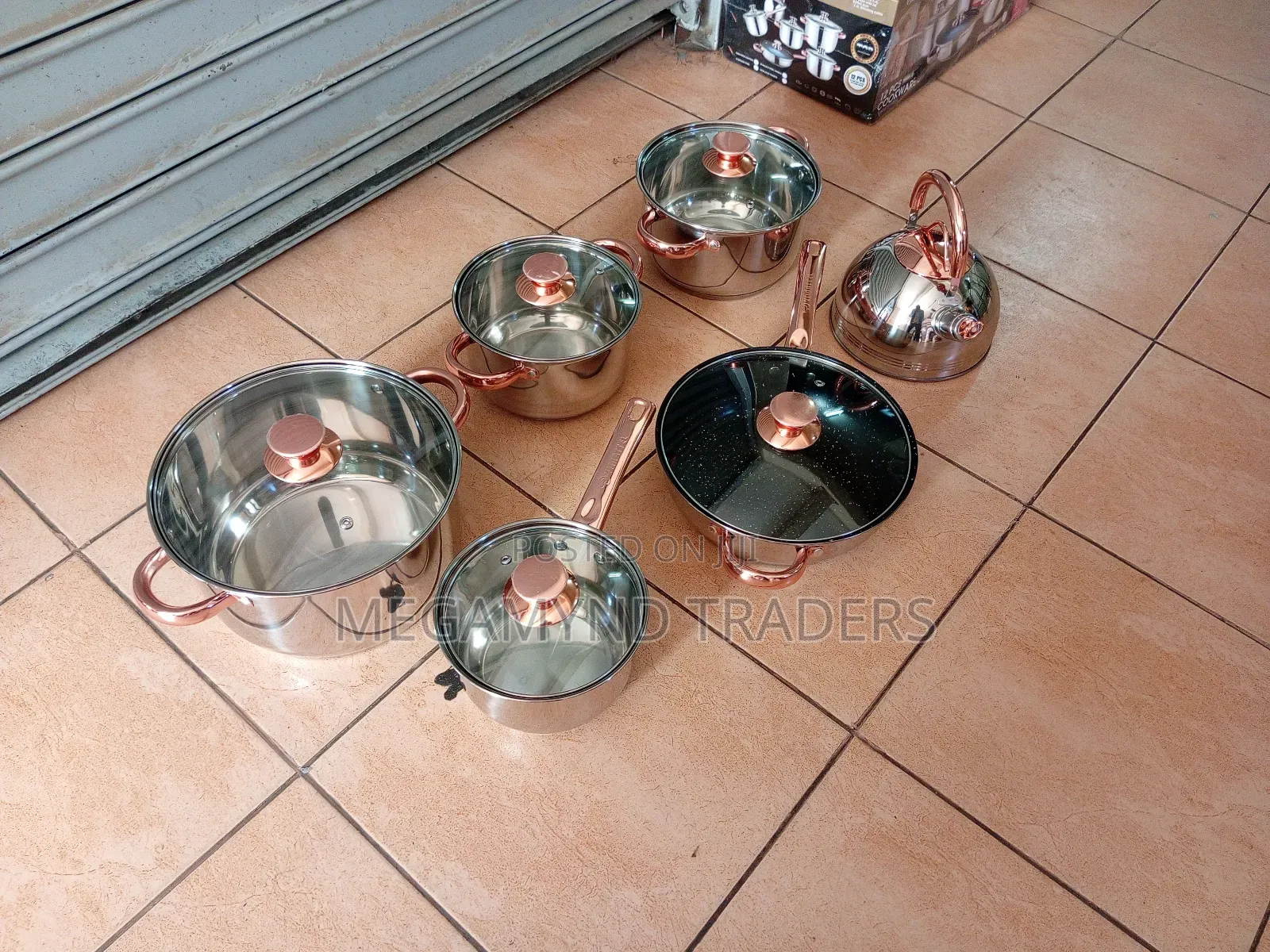 Stainless Steel Cookware Set/12pc Induction Sufuria