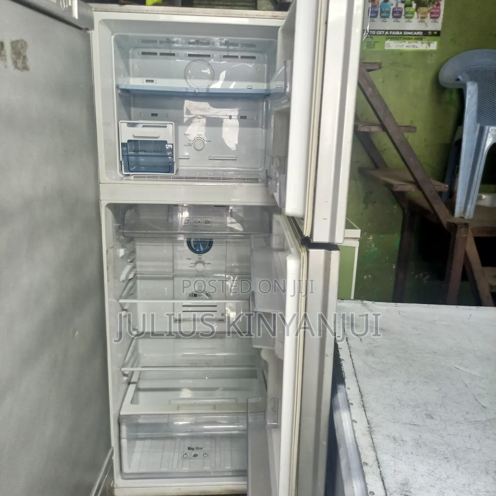 Two Doors Top Freezer Samsung Fridge