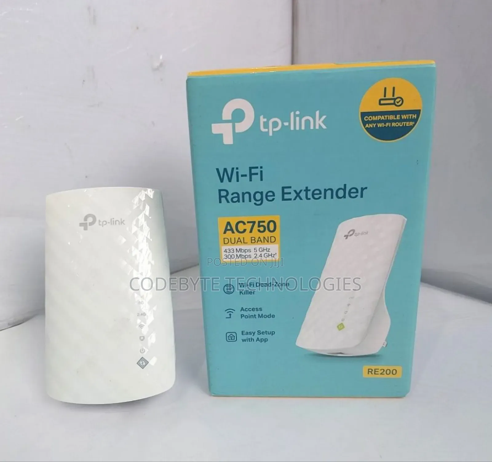 Tp-Link TL-RE200 AC750 Dual Band 750mbps 5ghz Range Extender