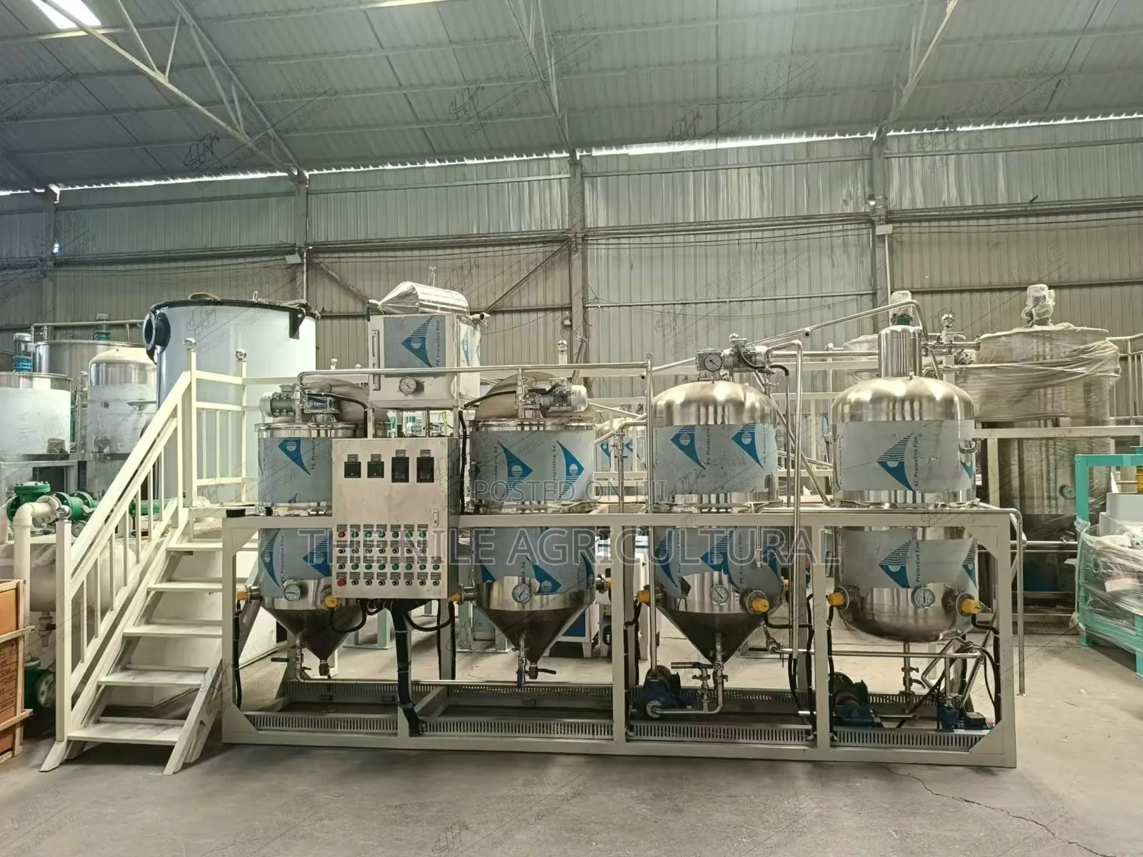 Large Scale Palm Oil Milling Edible Oil Refining Machine
