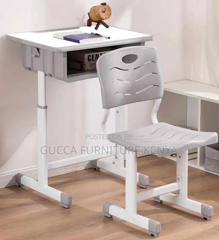 Kid's Furniture: Adjustable Growing Child Desk and Chair Set