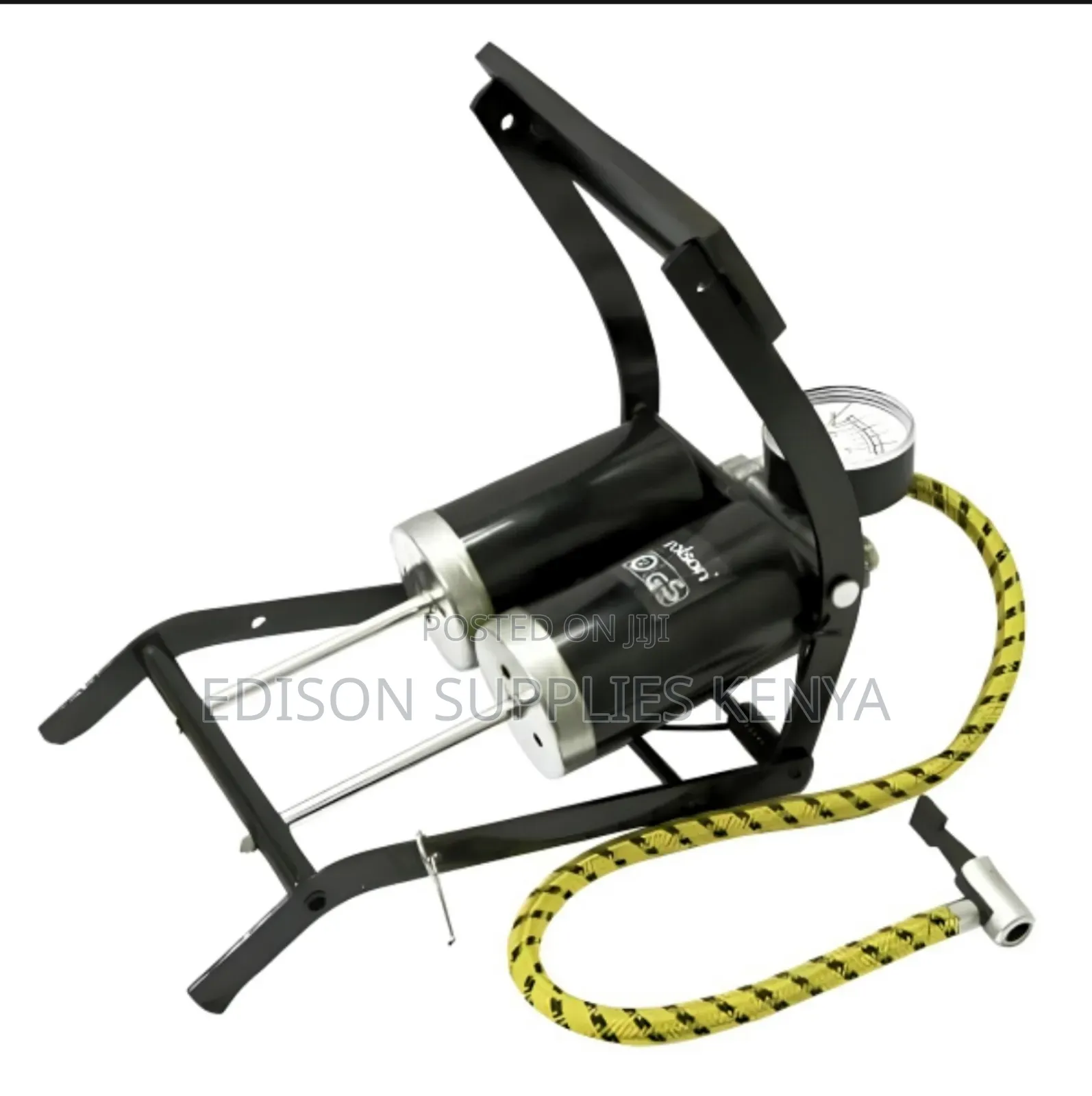 Foot Pump Rolson Double Cylinder 100psi Cars Tire Floor Bike Pumps