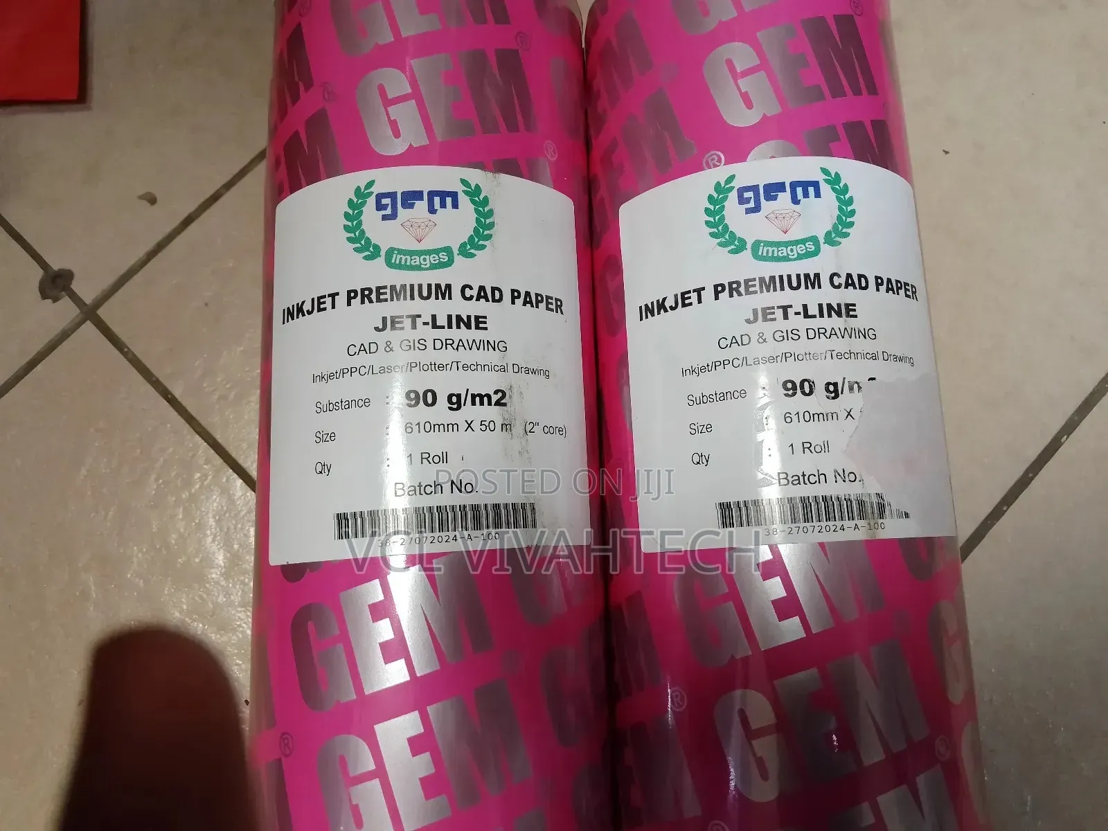 Cad Paper / Bond Paper A1 610mmby 50m