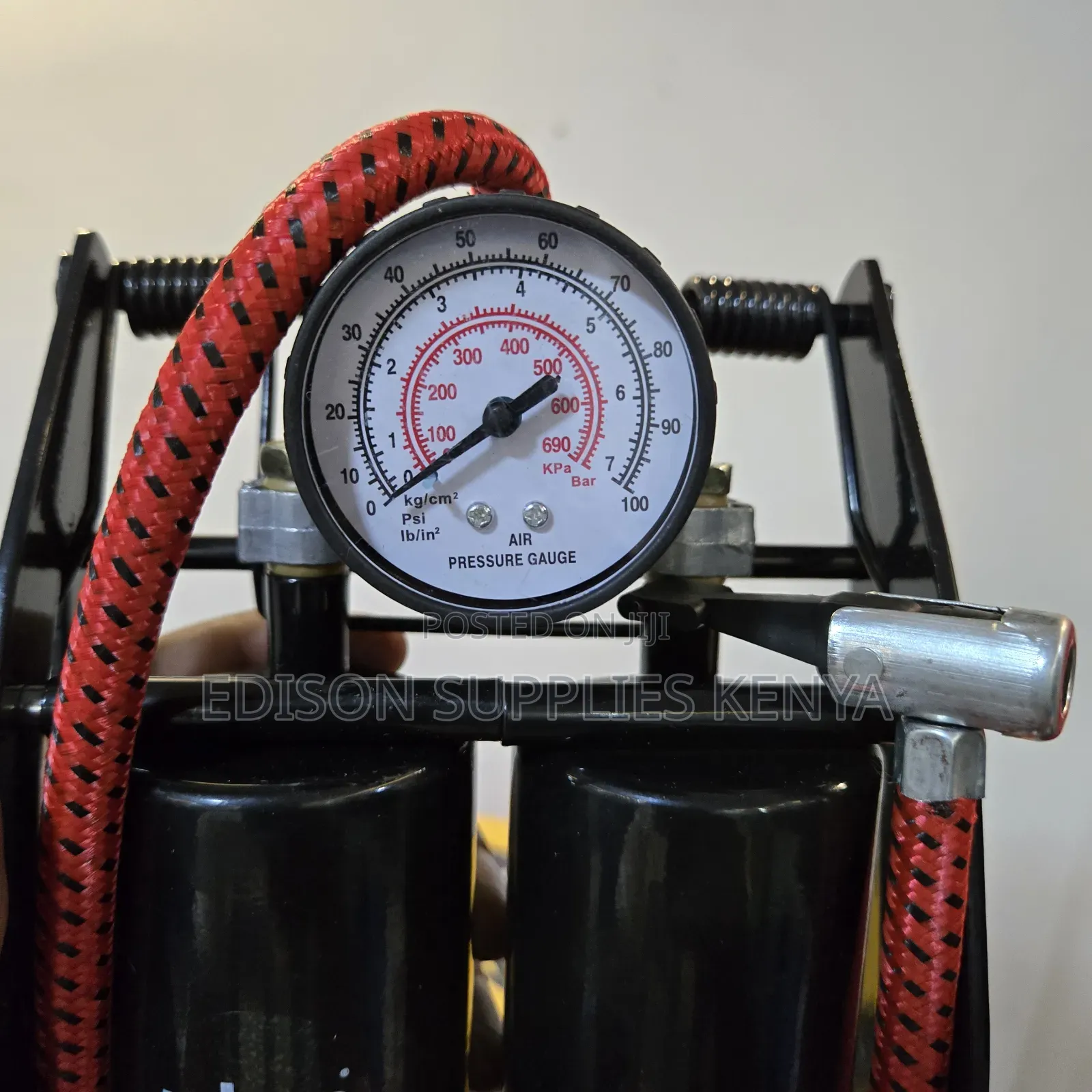 Foot Pump Rolson Double Cylinder 100psi Cars Tire Floor Bike Pumps