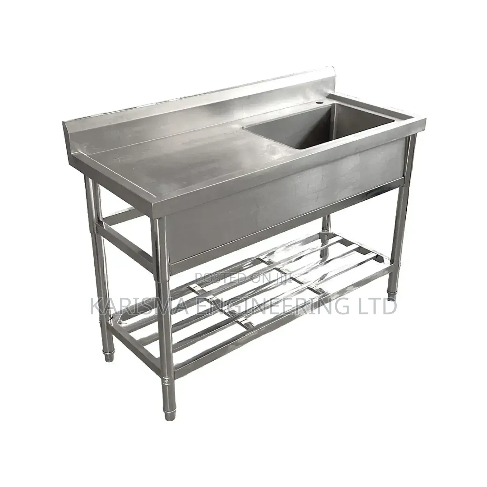 Commercial Single Bowl Sink Work Top