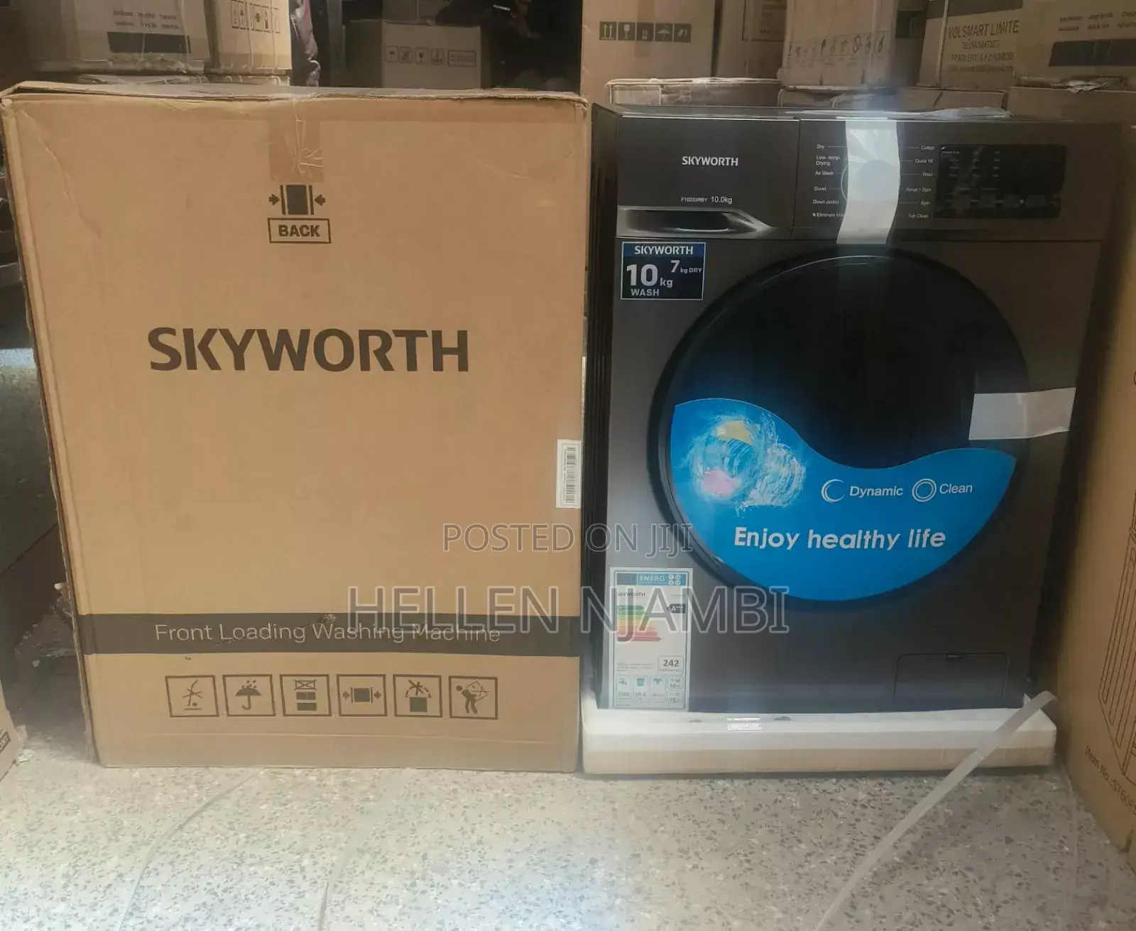 Skyworth 8kg Front Load Fully Automatic Washing Machine