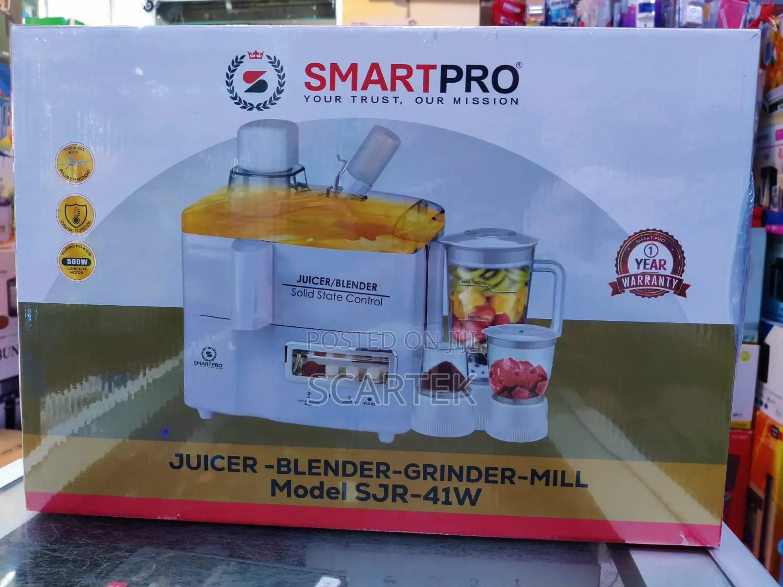 Smartpro 4in 1 Juicer/Blender/Mincer/Grinder