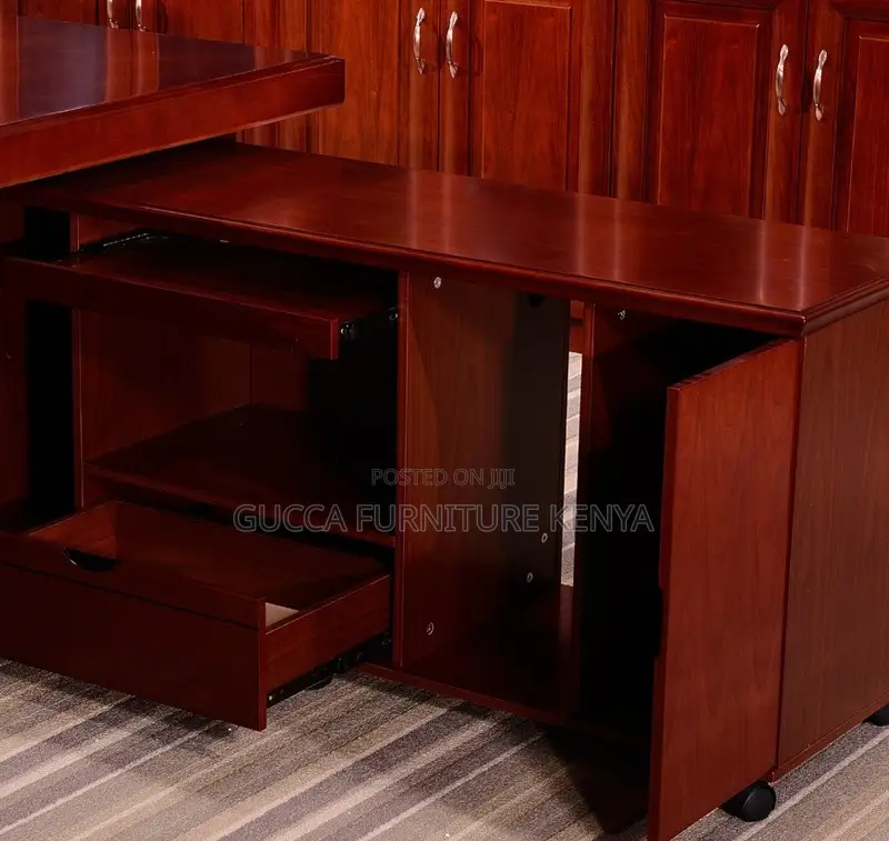 Office Tables:1.6 Meters Executive Premium Boss Wood Table