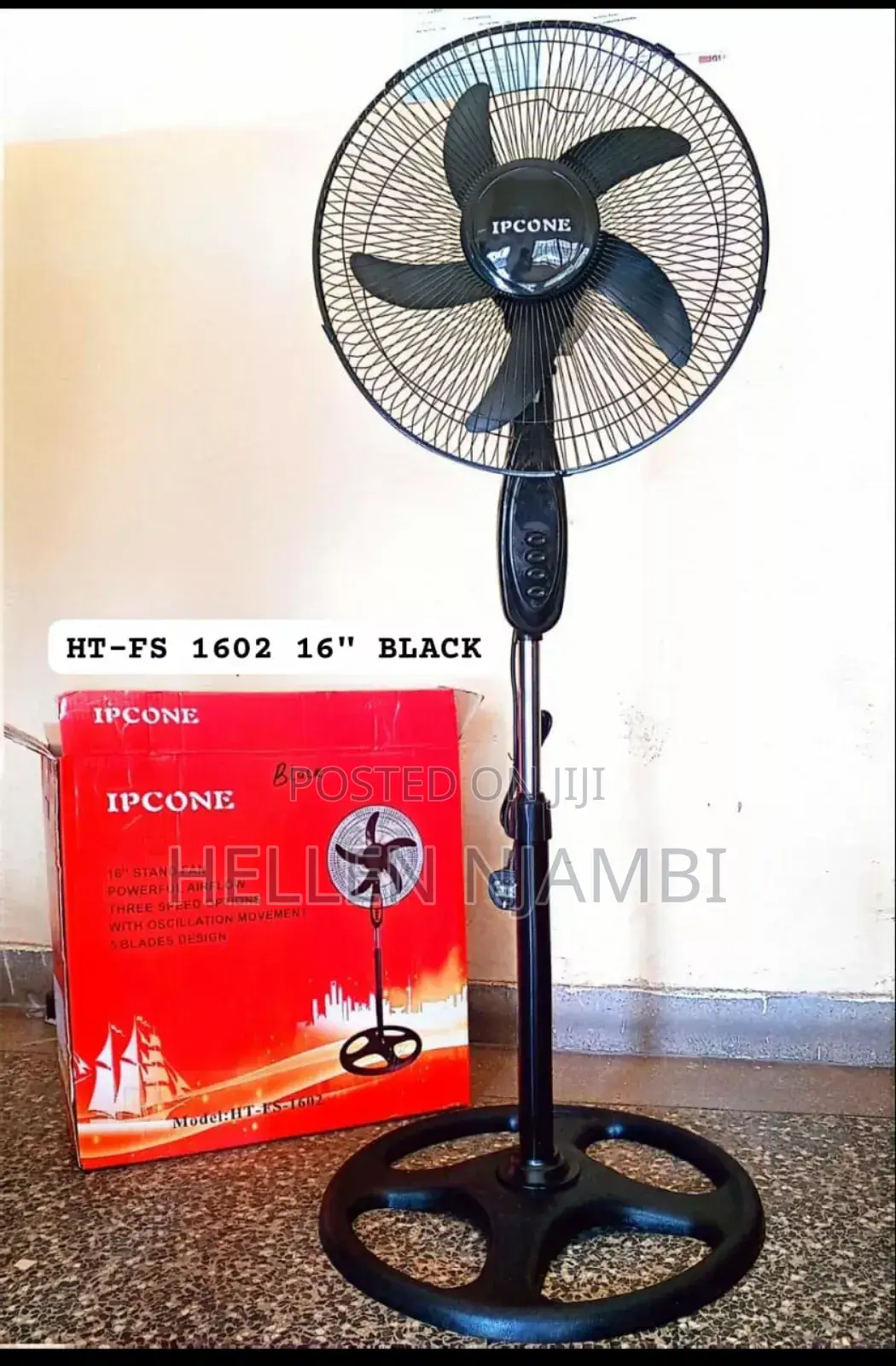 Ipcone Powerful Free Standing Fan