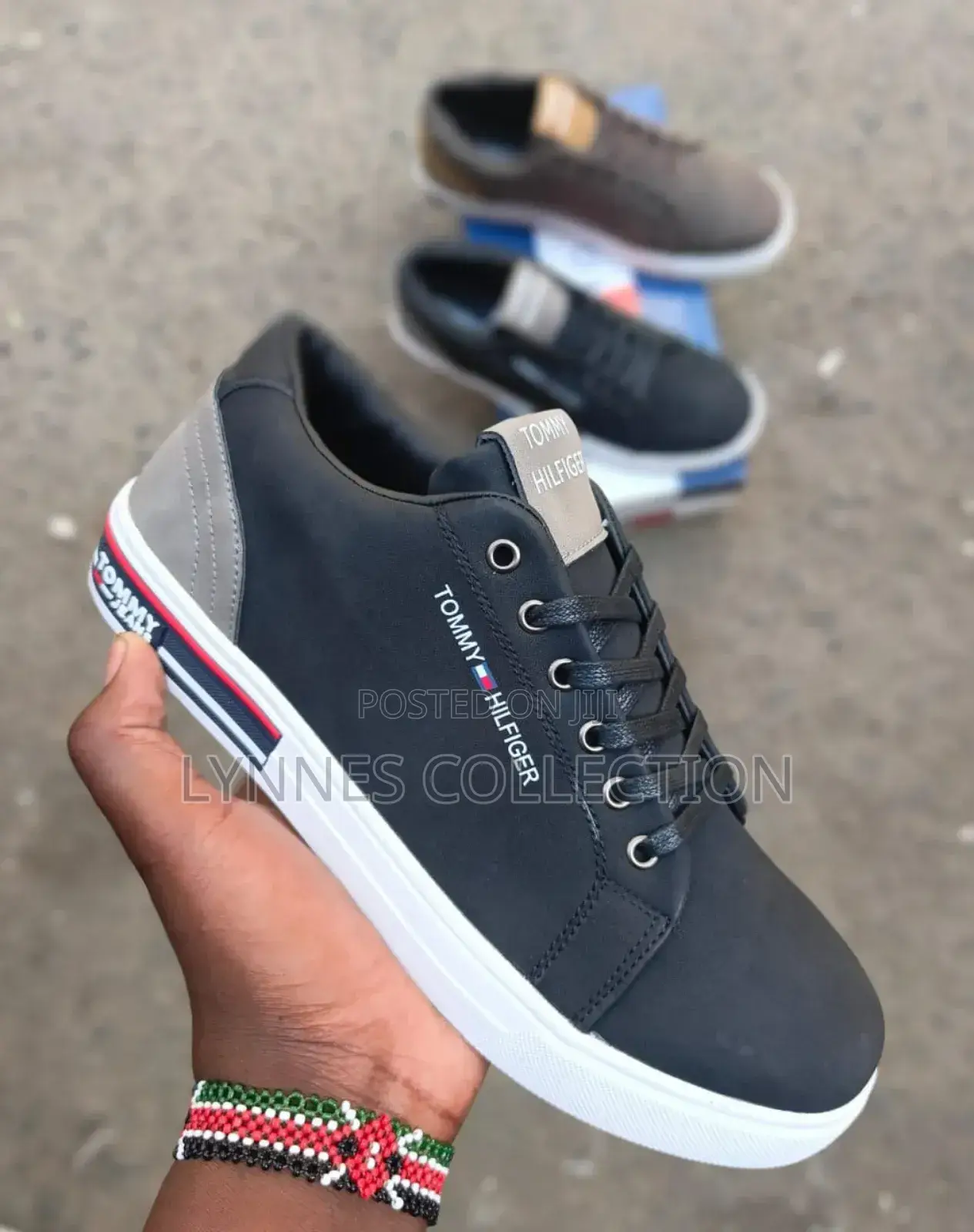 Tommy Hilfiger Brown and Black Shoes